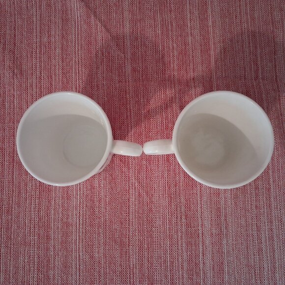 CorningWare Vintage Holiday Christmas Teddy Bear Mugs Set of 2 - Picture 3 of 5